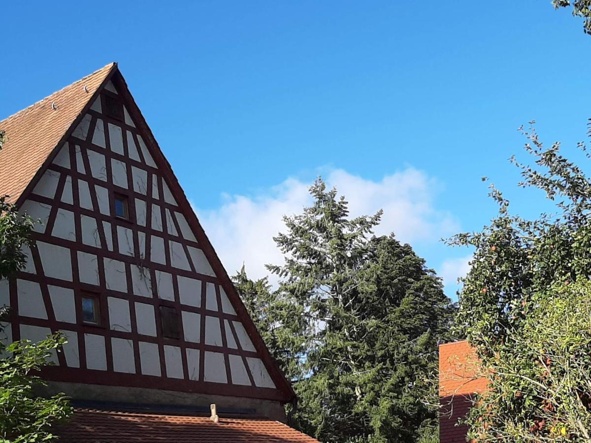 Ferienwohnung Kunst und Kulturschuppen Hasenmühle Kammerstein Exterior foto